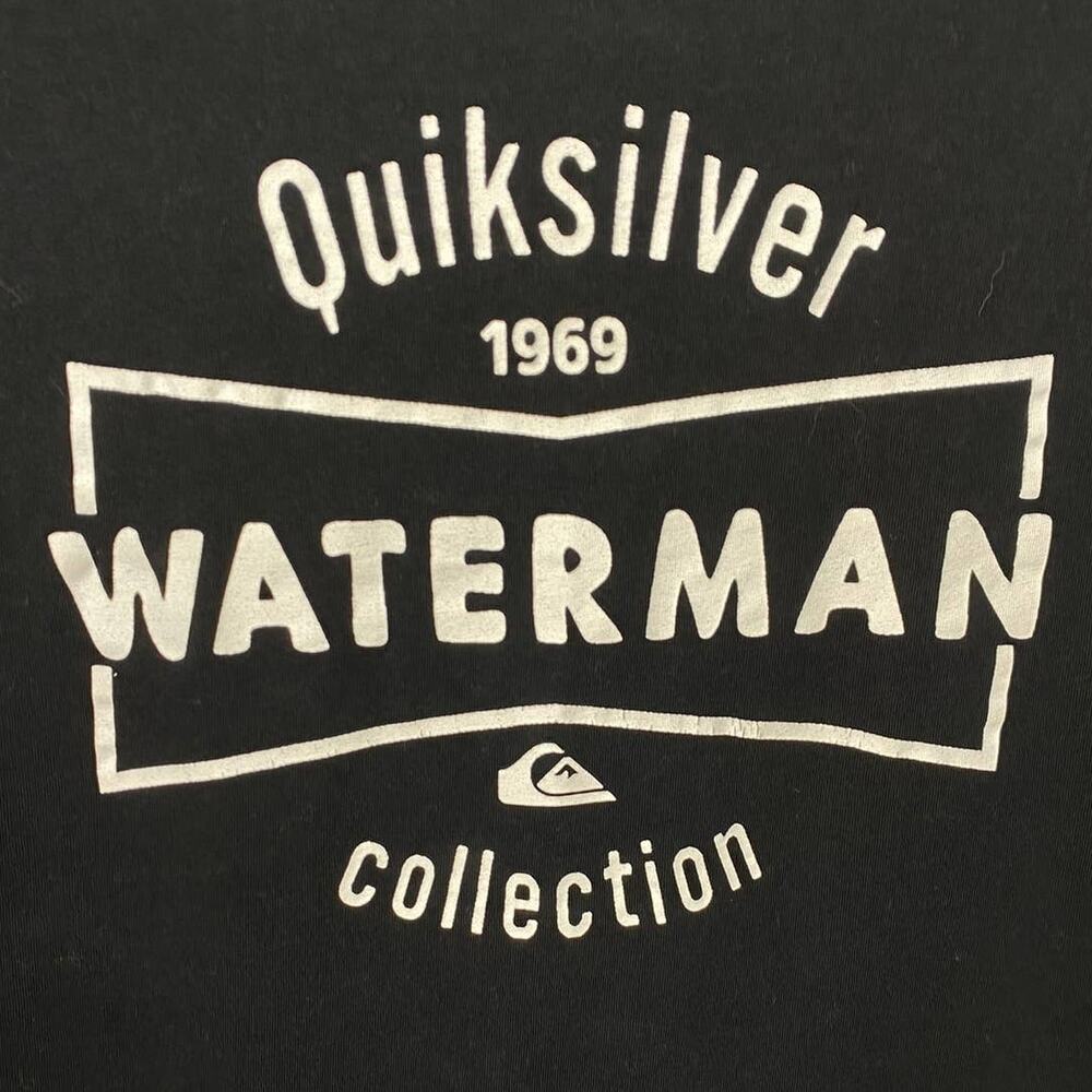 Quicksilver 1969 Waterman Collection Black T-Shirt Size Small